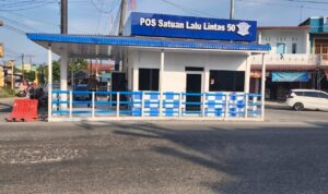 PEKERJAAN SELESAI SEBELUM TENDER, RENOVASI POS LANTAS BATU BARA DIPERTANYAKAN