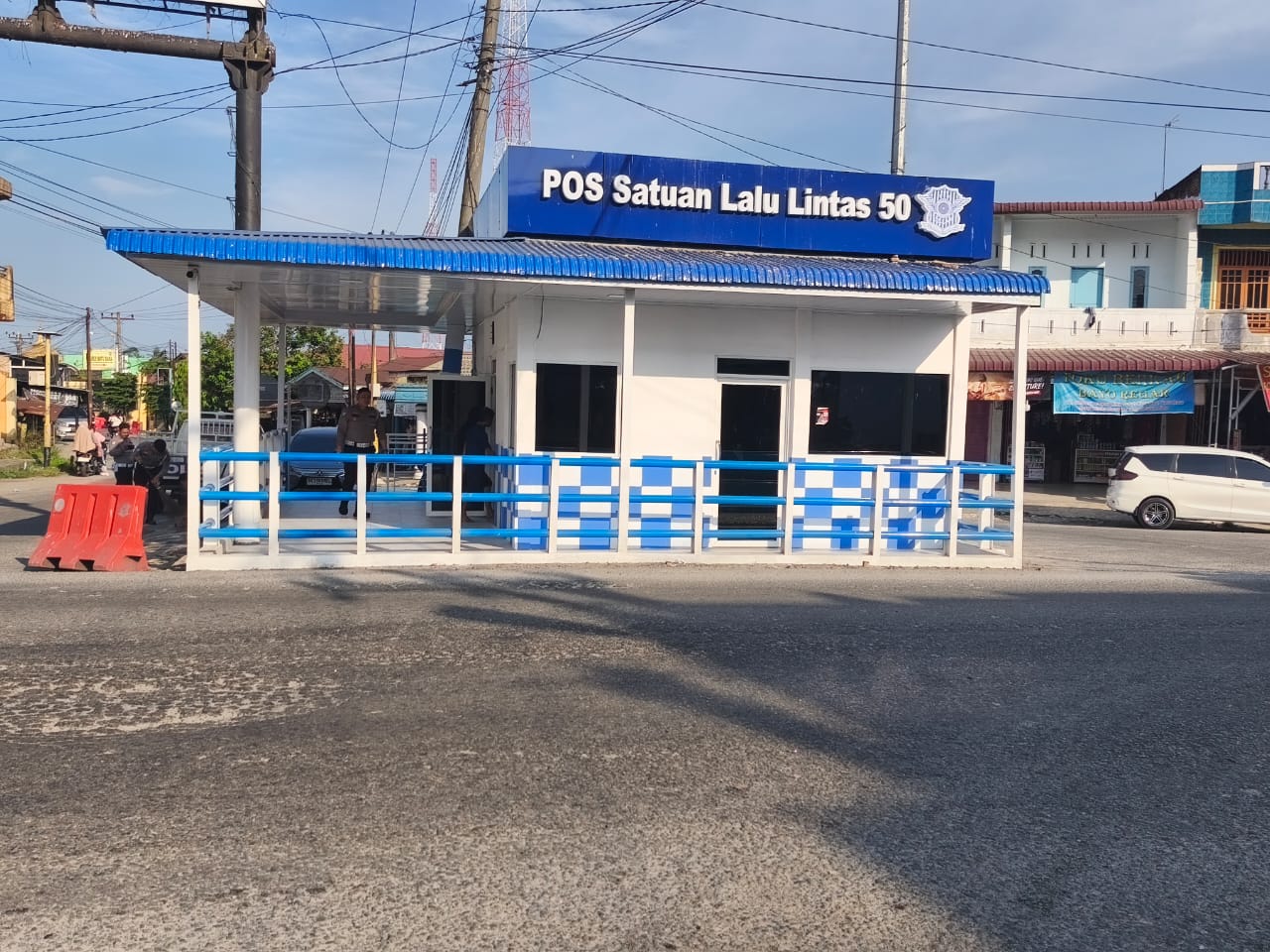 Pekerjaan Selesai Sebelum Tender, Renovasi Pos Lantas Batu Bara Dipertanyakan, Deempatbelas.com