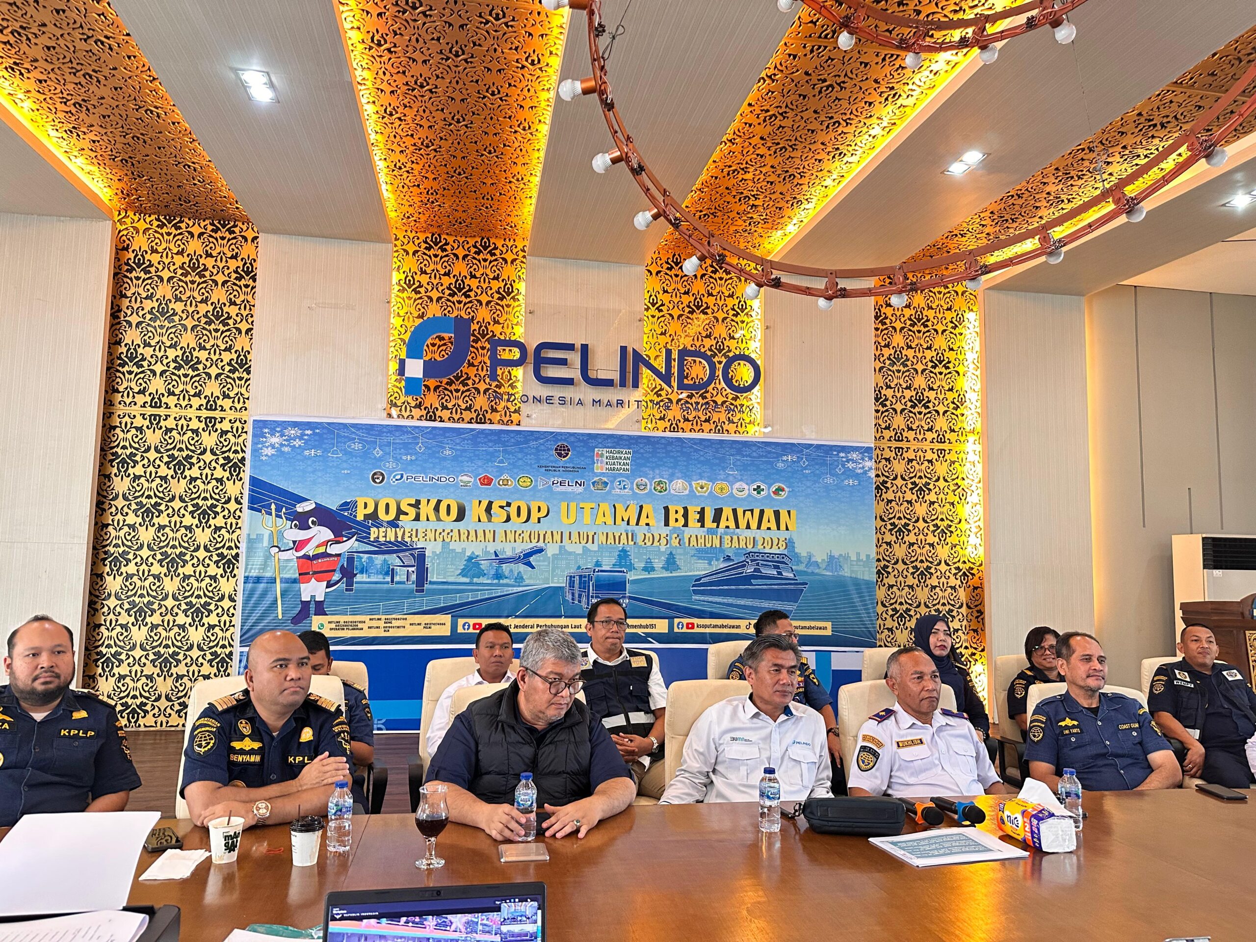 MENTERI PERHUBUNGAN APRESIASI SINERGI LAYANAN NATARU DI PELABUHAN BELAWAN