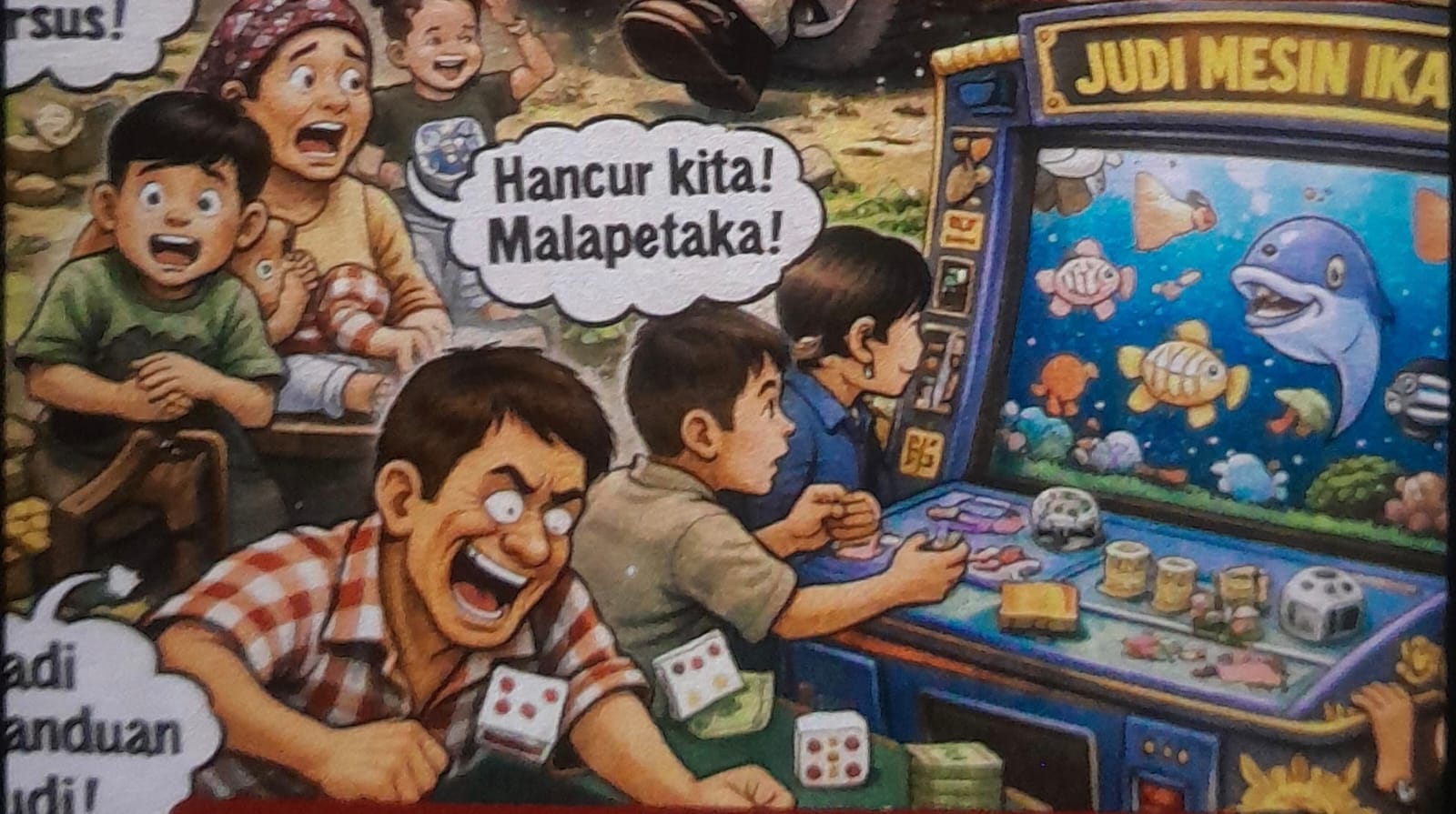 Wilayah Hukum Polsek Tiga Nderket Diduga Jadi Lahan Subur Praktik Judi Dadu, Deempatbelas.com