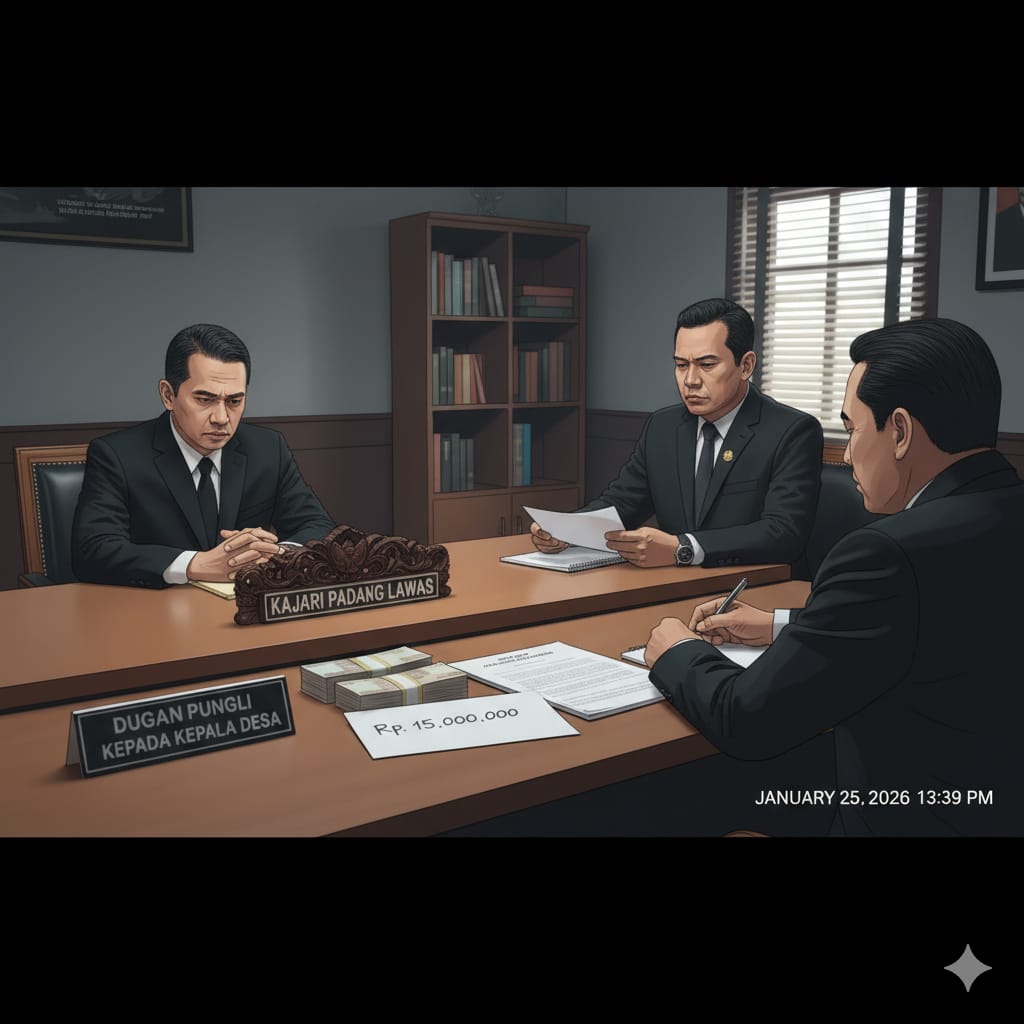 IMG-20260125-WA0020 Tiga Pejabat Kejari Padang Lawas Diperiksa Jamintel, Dugaan Pungutan Rp15 Juta Dana Desa Masih Didalami, Deempatbelas.com