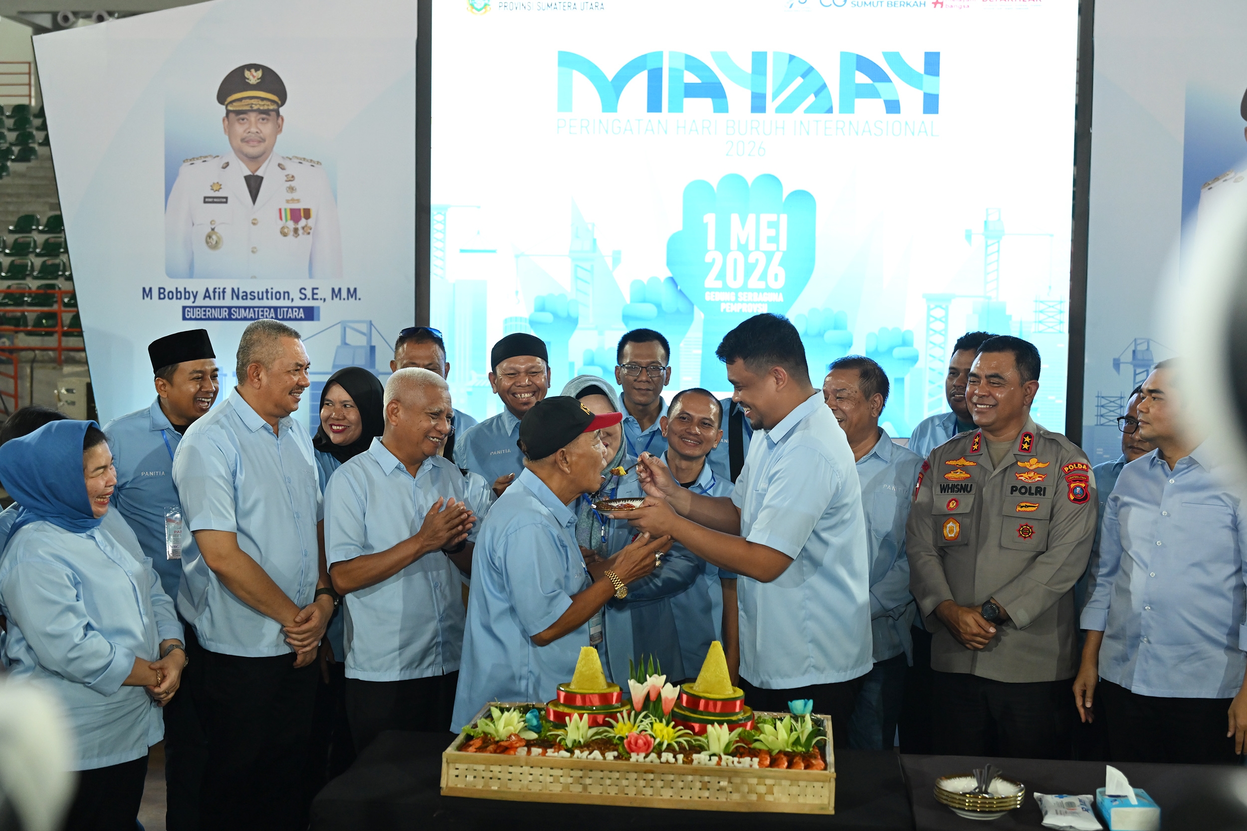 May Day 2026 di Sumut, Bobby Nasution Tegaskan Kesejahteraan Buruh Jadi Prioritas, Deempatbelas.com