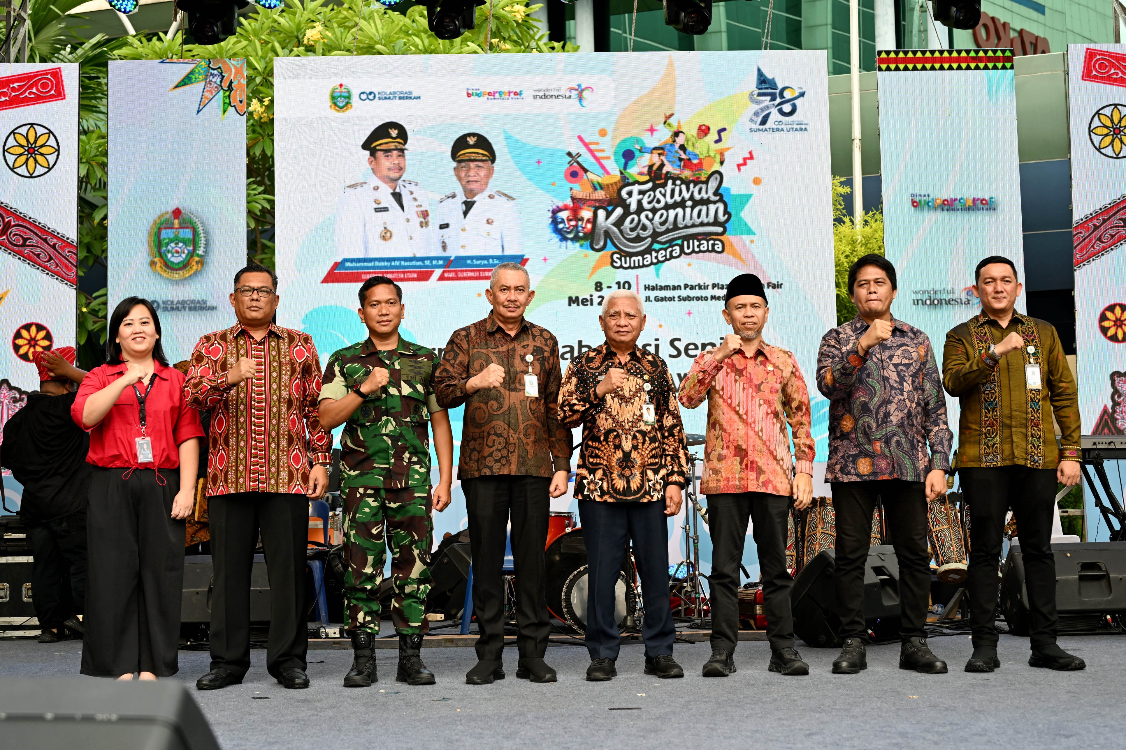Wagub Surya Harapkan Festival Kesenian Sumut Jadi Ruang Merawat Identitas Budaya dan Harmoni Keberagaman, Deempatbelas.com