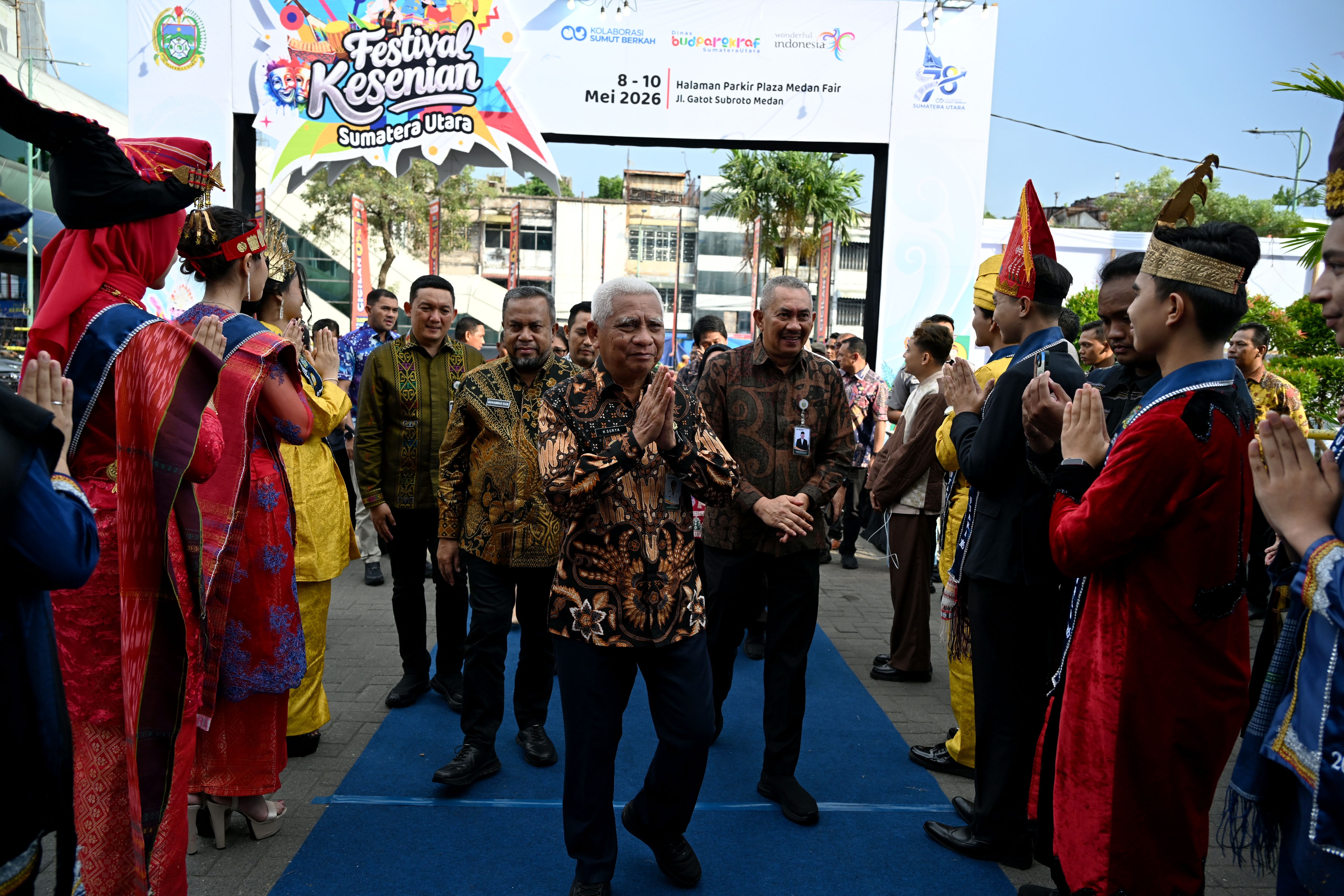 Wagub Surya Harapkan Festival Kesenian Sumut Jadi Ruang Merawat Identitas Budaya dan Harmoni Keberagaman, Deempatbelas.com