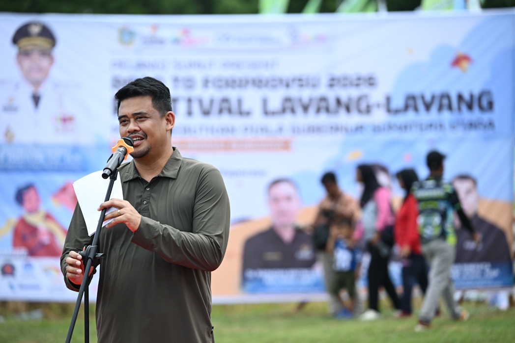 Festival Layang-Layang Piala Gubernur Dibuka, Bobby Nasution Ingin Jadi Daya Tarik Wisata Sumut, Deempatbelas.com