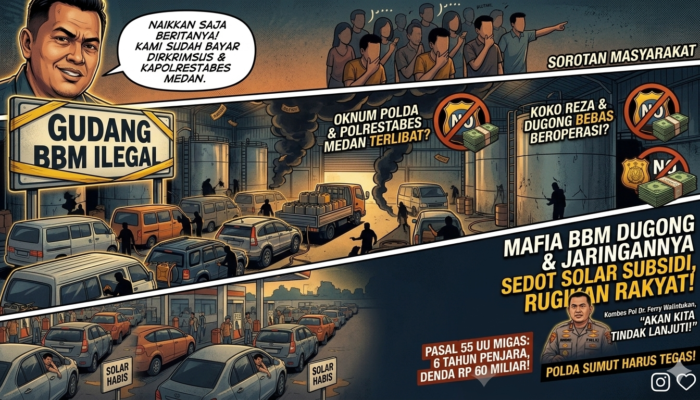 OKNUM MAFIA BBM DUGONG BEBAS BEROPERASI SEDOT SOLAR, SEBUT SUDAH “SETOR” KE DIRKRIMSUS DAN POLRESTABES MEDAN 