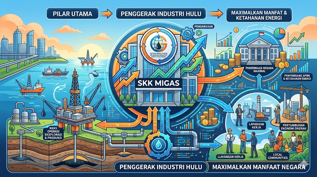 MENGENAL SKK MIGAS: PILAR UTAMA PENGGERAK INDUSTRI HULU MINYAK DAN GAS BUMI INDONESIA MENGENAL SKK MIGAS: PILAR UTAMA PENGGERAK INDUSTRI HULU MINYAK DAN GAS BUMI INDONESIA