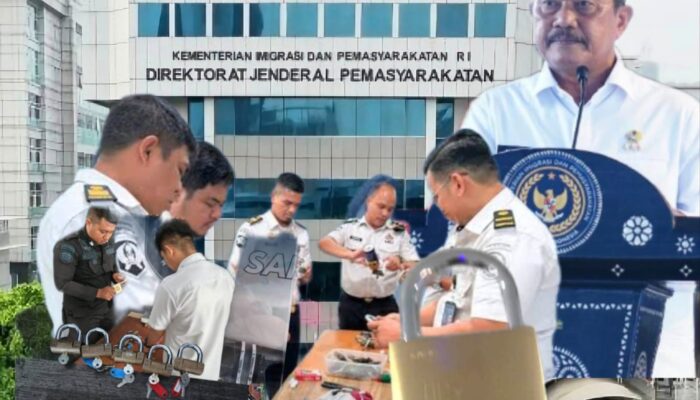 GILA! HARGA GEMBOK LAPAS HAMPIR RP1 JUTA PER UNIT, APH DIDESAK USUT ANGGARAN RP92 MILIAR DI DITJEN PAS
