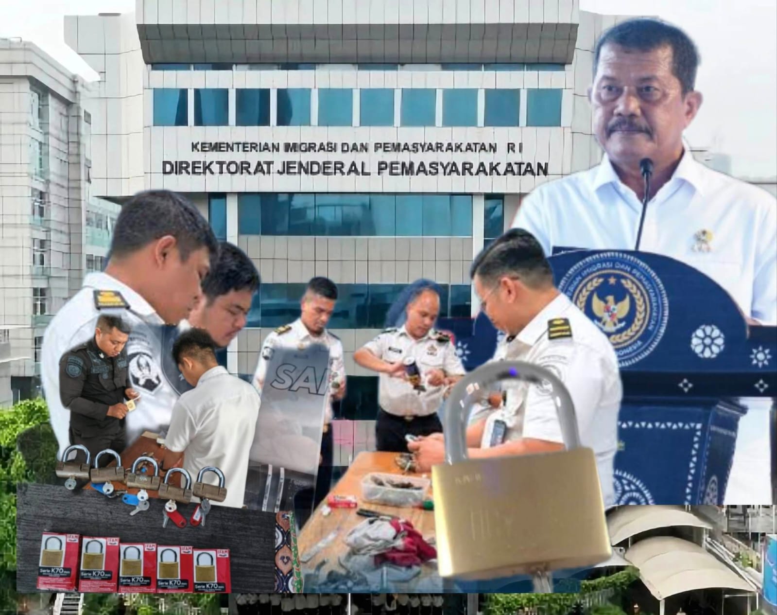 GILA! HARGA GEMBOK LAPAS HAMPIR RP1 JUTA PER UNIT, APH DIDESAK USUT ANGGARAN RP92 MILIAR DI DITJEN PAS GILA! HARGA GEMBOK LAPAS HAMPIR RP1 JUTA PER UNIT, APH DIDESAK USUT ANGGARAN RP92 MILIAR DI DITJEN PAS
