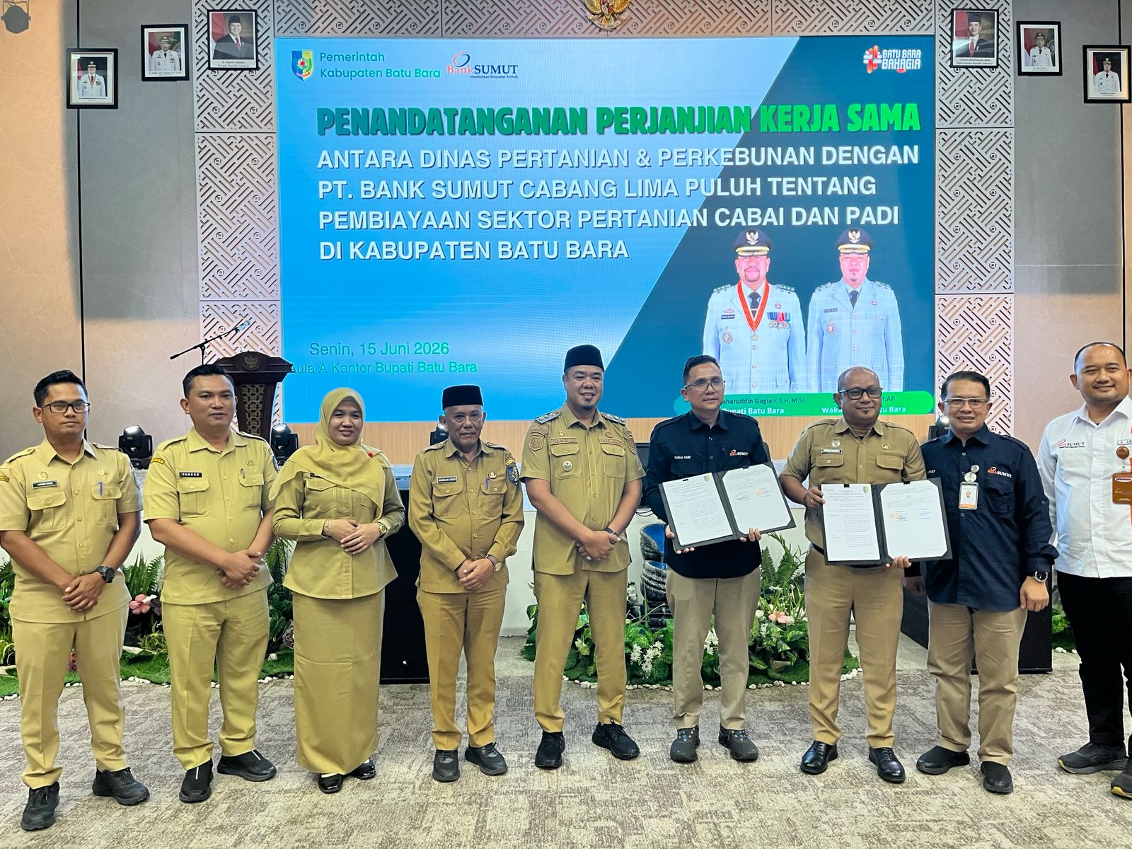 DINAS PERTANIAN BATU BARA JALIN KERJASAMA DENGAN BANK SUMUT, PERKUAT KOMODITI CABAI DAN PADI DINAS PERTANIAN BATU BARA JALIN KERJASAMA DENGAN BANK SUMUT, PERKUAT KOMODITI CABAI DAN PADI