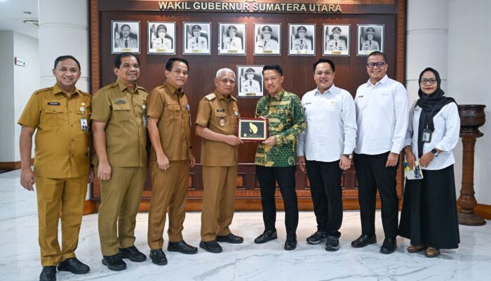 WAGUB SURYA DUKUNG PEMBANGUNAN 217 TOWER TRANSMISI PLN LANGKAT-MEDAN