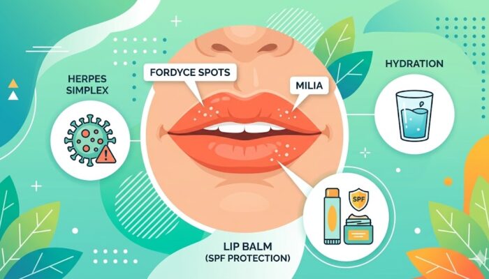 5 CARA AMPUH MENGATASI BINTIK PUTIH DI BIBIR SECARA ALAMI