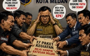 GAWAT !! KABARNYA ADA DUA KELOMPOK NGAKU DEKAT WALIKOTA REBUTAN 17 PAKET BERNILAI HAMPIR RATUSAN MILIAR DI DISHUB KOTA MEDAN GAWAT !! KABARNYA ADA DUA KELOMPOK NGAKU DEKAT WALIKOTA REBUTAN 17 PAKET BERNILAI HAMPIR RATUSAN MILIAR DI DISHUB KOTA MEDAN
