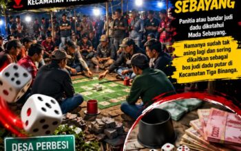 WARGA RESAH, JVDI DADU KOPIOK “MADA SEBAYANG” DI DESA PERBESI KECAMATAN TIGA BINANGA KEMBALI RAMAI, APH TUTUP MATA