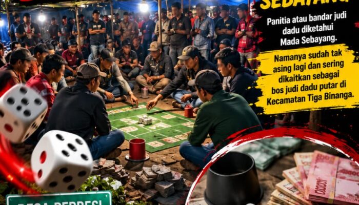 WARGA RESAH, JVDI DADU KOPIOK “MADA SEBAYANG” DI DESA PERBESI KECAMATAN TIGA BINANGA KEMBALI RAMAI, APH TUTUP MATA