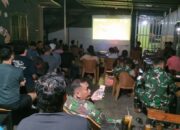 DANRAMIL 03/LIMA PULUH PERKUAT KEMANUNGGALAN TNI-RAKYAT LEWAT NOBAR PIALA DUNIA BERSAMA WARGA DANRAMIL 03/LIMA PULUH PERKUAT KEMANUNGGALAN TNI-RAKYAT LEWAT NOBAR PIALA DUNIA BERSAMA WARGA