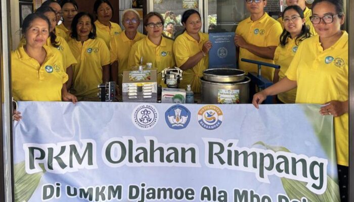 UMKM DJAMOE ALA MBO DEK KINI LEBIH PRODUKTIF BERKAT TEKNOLOGI TEPAT GUNA DARI UNIVERSITAS DHYANA PURA