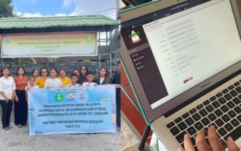DORONG SEKOLAH SEHAT BERBASIS DIGITAL, PRODI PIK UNDHIRA TERAPKAN SIMKES DI SD KARTIKA VII-1 DENPASAR,