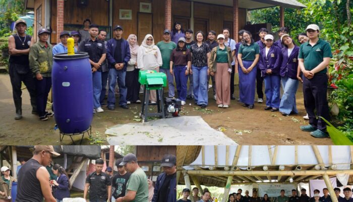 UNIVERSITAS UDAYANA PERKUAT PEMBELAJARAN PUPUK ORGANIK CAIR DI P4S KADEK ORGANIC FARM