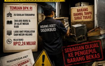 BPK BONGKAR DUGAAN PENJARAHAN ASET DISDIKBUD MEDAN, RP12,24 MILIAR RAIB, BUKU DAN PERALATAN SEKOLAH DIDUGA DIJUAL OKNUM PEGAWAI