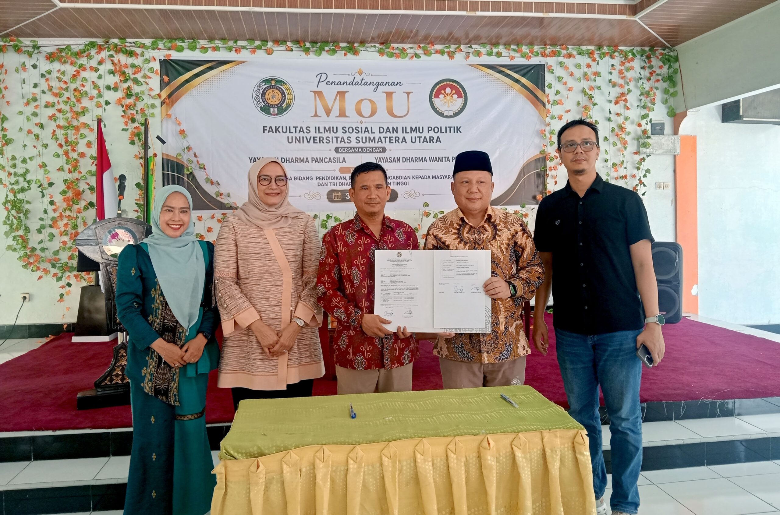 YAYASAN DWP SUMUT GANDENG FISIPOL USU, DORONG INOVASI DAN TINGKATKAN MUTU PENDIDIKAN YAYASAN DWP SUMUT GANDENG FISIPOL USU, DORONG INOVASI DAN TINGKATKAN MUTU PENDIDIKAN