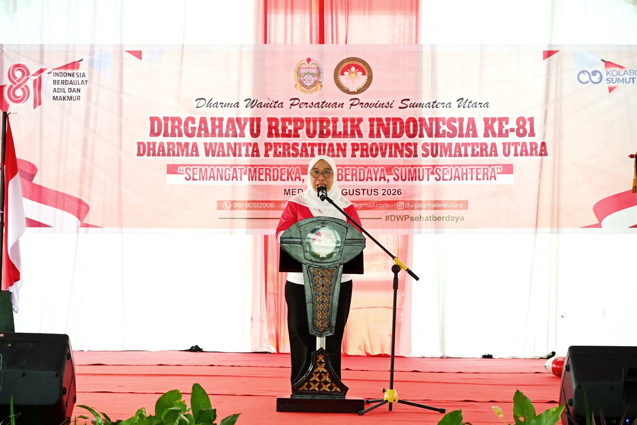 TITIEK SUGIHARTI AJAK DWP TERUS BERKONTRIBUSI BAGI PEMBANGUNAN SUMUT