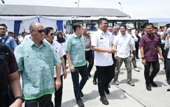 GUBSU BOBBY LUNCURKAN BRT MEBIDANG, 30 BUS LISTRIK DISIAPKAN GUBSU BOBBY LUNCURKAN BRT MEBIDANG, 30 BUS LISTRIK DISIAPKAN