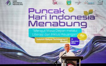 BUDAYA MENABUNG JADI FONDASI KETAHANAN EKONOMI GENERASI MUDA, PEMPROV SUMUT PERKUAT LITERASI KEUANGAN