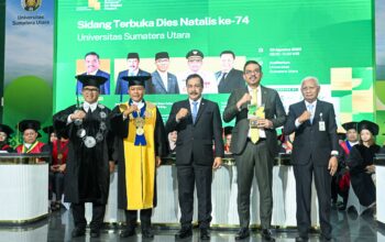 WAGUB SURYA APRESIASI KONTRIBUSI USU DALAM PENDIDIKAN, RISET, DAN PEMBANGUNAN SUMUT
