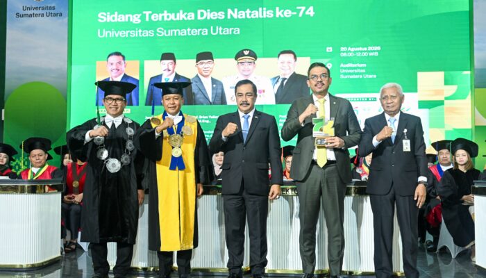 WAGUB SURYA APRESIASI KONTRIBUSI USU DALAM PENDIDIKAN, RISET, DAN PEMBANGUNAN SUMUT