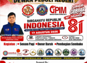 DPN GELAR SEMARAK GEBYAR HUT KE-81 RI DI STADION TELADAN MEDAN