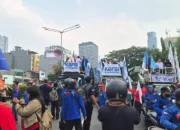 JAKARTA BERGELOMBANG! PULUHAN RIBU BURUH KSPSI AGN BERGERAK, KAWAL REGULASI PERLINDUNGAN PEKERJA
