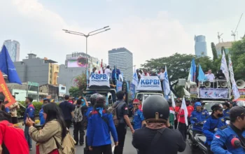JAKARTA BERGELOMBANG! PULUHAN RIBU BURUH KSPSI AGN BERGERAK, KAWAL REGULASI PERLINDUNGAN PEKERJA
