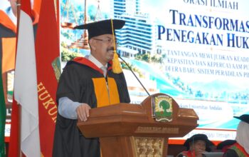 75 TAHUN FH UNAND, WAKIL JAKSA AGUNG SOROTI TANTANGAN PENEGAKAN HUKUM DI ERA BARU PERADILAN PIDANA