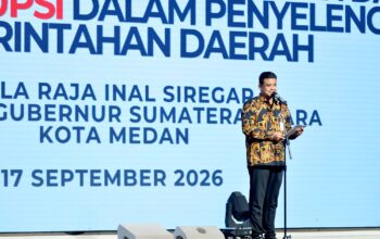 TEKEN KOMITMEN BERSAMA KPK,  BOBBY NASUTION DORONG PENCEGAHAN KORUPSI DILAKUKAN KOMPREHENSIF