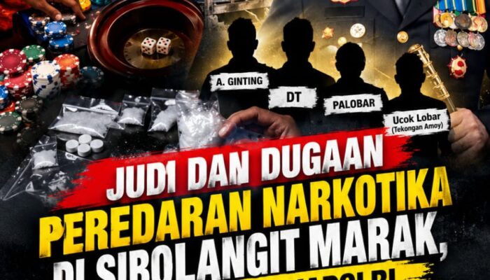 JUDI DAN DUGAAN PEREDARAN NARKOTIKA DI SIBOLANGIT MARAK, WARGA MINTA KAPOLRI TURUN TANGAN