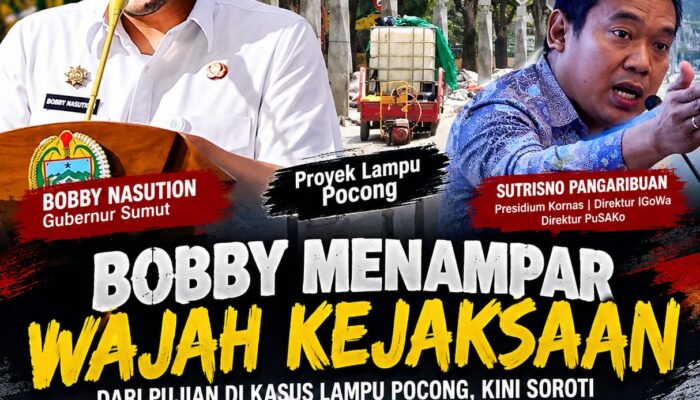 PERNAH APRESIASI KEJARI MEDAN, KINI BOBBY SOROTI OKNUM JAKSA, SUTRISNO: JANGAN LUPA SEJARAH