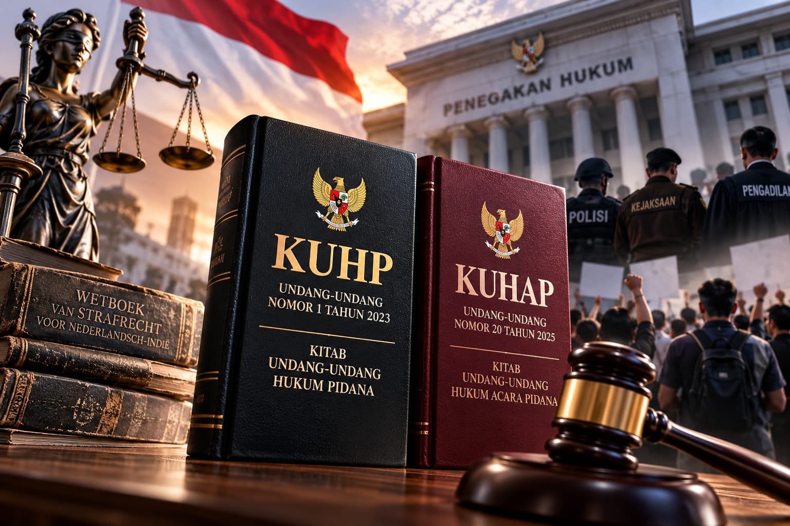 DARI KODIFIKASI MENUJU IMPLEMENTASI: TANTANGAN PENEGAKAN HUKUM KUHP DAN KUHAP BARU DARI KODIFIKASI MENUJU IMPLEMENTASI: TANTANGAN PENEGAKAN HUKUM KUHP DAN KUHAP BARU